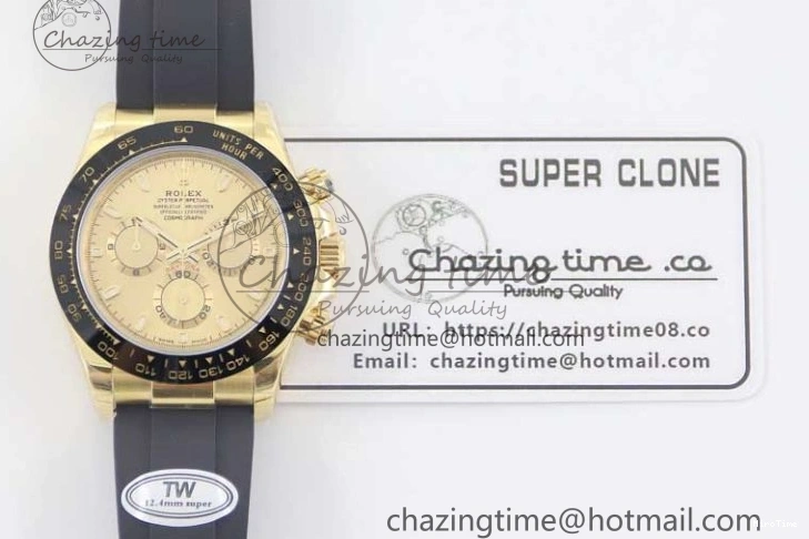 MiroTime 0423 Daytona 116518 TWF 1:1 Best Edition 904L Steel YG Dial on Oysterflex Strap A Youthful 2424